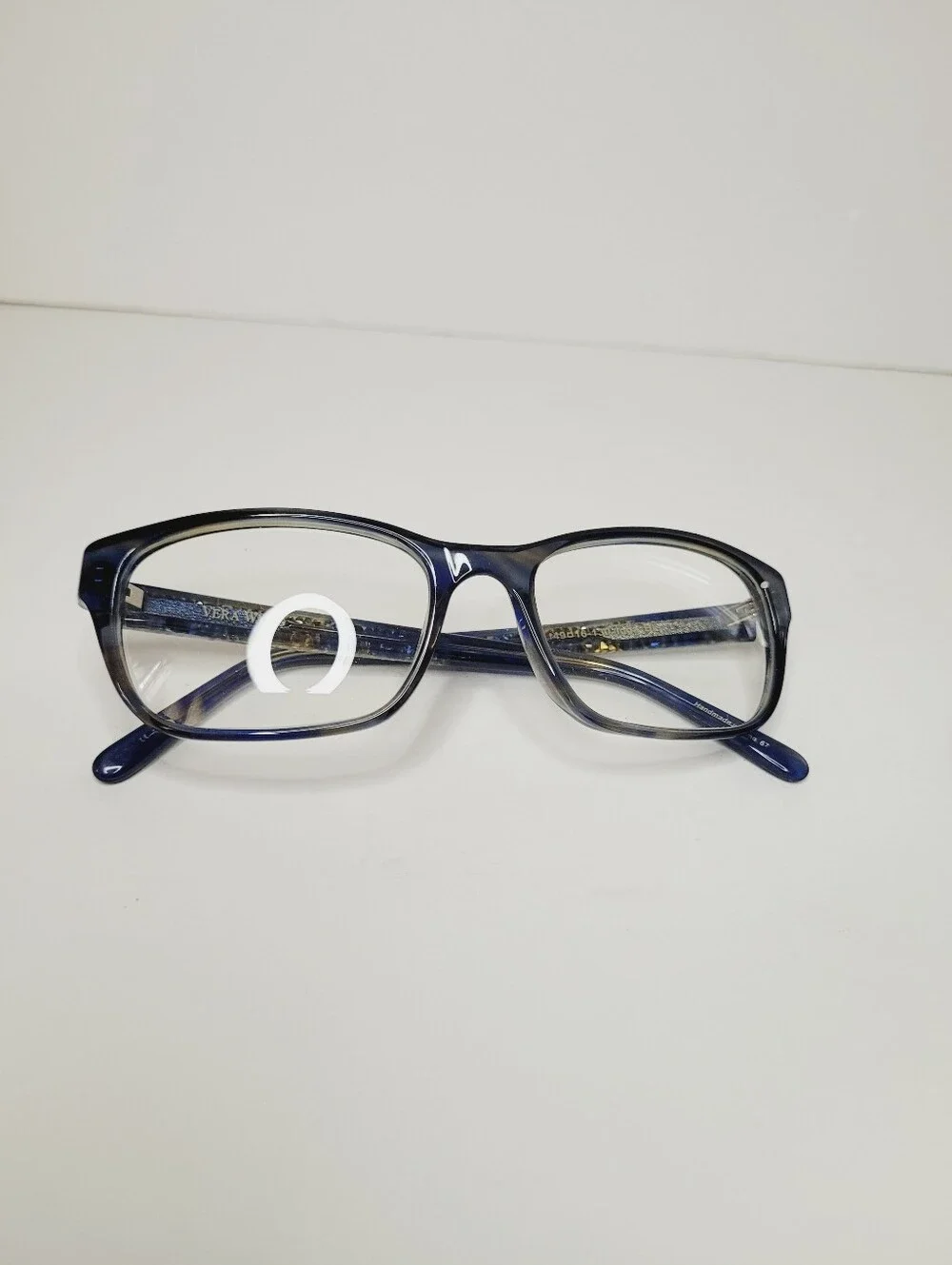 Vera Wang Inga BL Crystal Blue 149-16-130 Eyeglasses With Case No Scratches